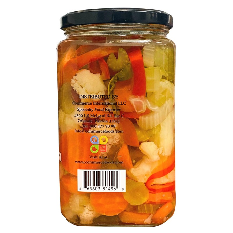 Eastern Feast - Mild Giardiniera, 28 oz (830g) Pickled Mixed