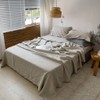 Simple&Opulence Washed Linen Bed Sheet Set Basic Style 4 Pieces