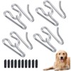 WOSKAR Prong Collar Links,4 Pack Extra Links Prong Collar for