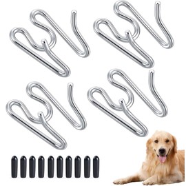 WOSKAR Prong Collar Links,4 Pack Extra Links Prong Collar for Dog (2.5mm)