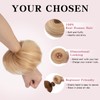 TESS Real Human Hair Bun Elastic Easy Scrunchies Hairpiece Updo