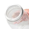 Sprouting Jar Kit 16oz Wide Mouth Mason Jars with Stainless