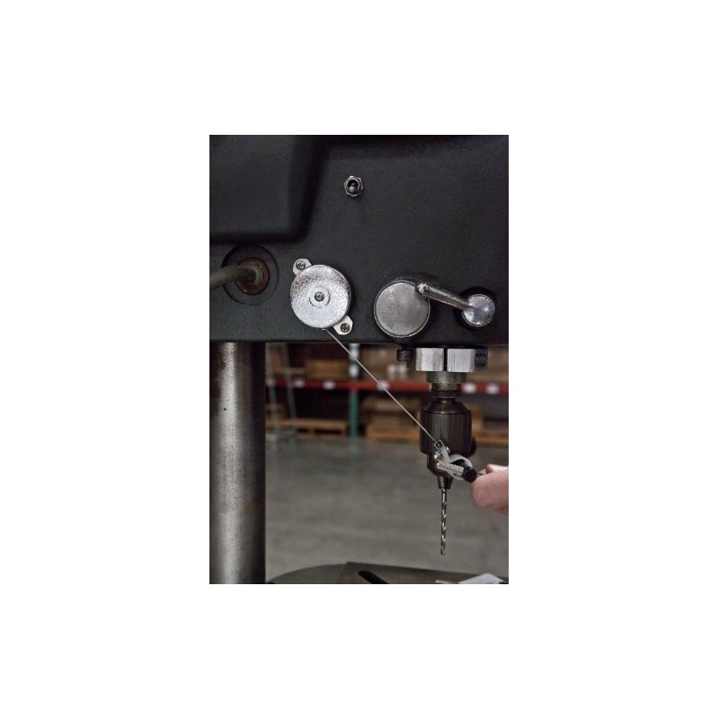 KEY-BAK Industrial Retractable Reel with 48" Stainless Steel Cable, Steel