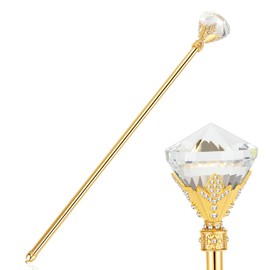 Snowflake Fairy Princess Wands Crystal Magic Wand for Pageant Party Birthday (Crystal)