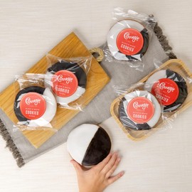 Carnegie Deli Giant Black and White Cookies | 4 Oz (6 pack)