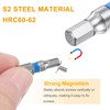 sourcing map 10pcs Hex Screwdriver Bit H4 1/4" Hex Shank