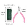 Flower Wrapping Wire Set Flower Wire Pliers and Green Flower