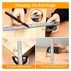 Protractor Angle Finder Multifunctional Magnetic Suction High Accuracy Angle Measuring