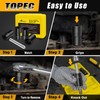 Topec 5PCS Lug Nut Extractor Set, 1/2-Inch Drive Wheel Lock