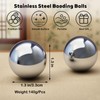 Stainless Steel Baoding Balls Set, Small 1.3 inch Chinese Health