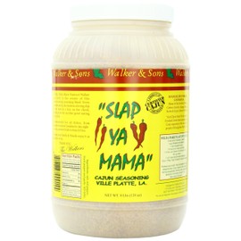 Slap Ya Mama All Natural Cajun Seasoning from Louisiana, Original Blend, MSG Free and Kosher, 8 Pound Restaurant Size Jar