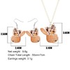 DUOWEI Acrylic Dog Jewelry Sets Cute Pet Dog Gifts Accessories