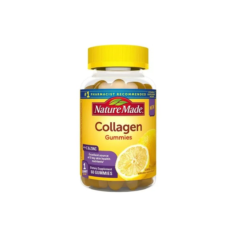 Gomitas De Colágeno 100mg Collagen Gummies for Skin Health, 60