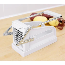 Judge TC257 Potato Chipper with 2 Cutters, White