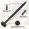 FMhotu #14 Heavy-Duty Wood Screws, Star Drive Deck Screws, Rust