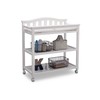Delta Children Bell Top Changing Table with Wheels and Changing