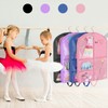 Svaldo Pink Dance Garment Bags for Dancers, 1pc 24x40x3", Waterproof