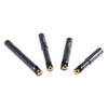 Accusize Industrial Tools 4 Pc 1/2'' Round Shank Indexable Boring