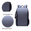 JINNUOLANG Camera Backpack 18" Waterproof DSLR Bag with Tripod Mount,