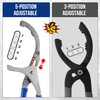 WORKPRO Oil Filter Wrench Set, 9" & 12" Adjustable Oil