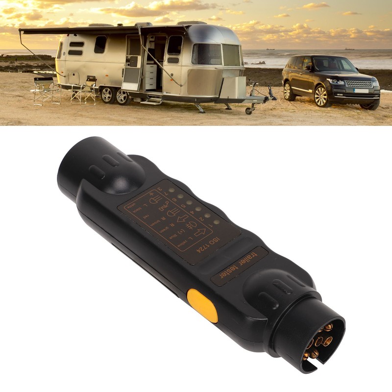 Trailer Socket Tester 7 Pin Electrical Tow Bar Wiring Circuit