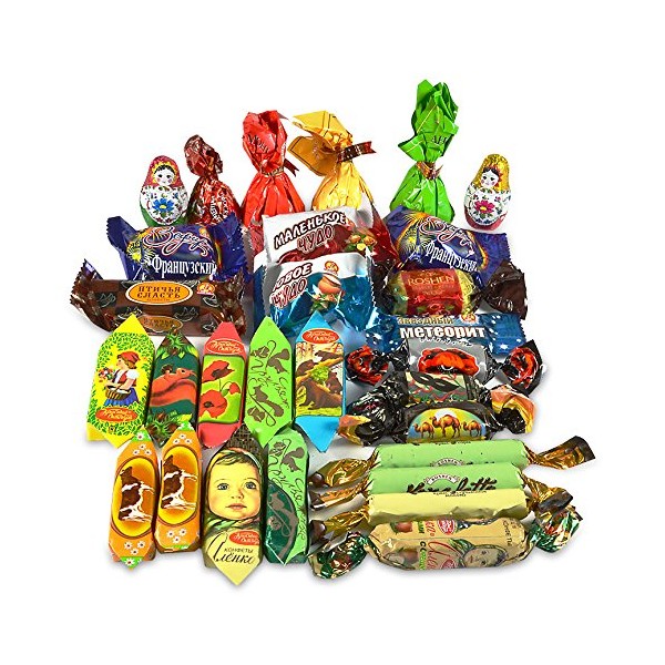 Gourmet Russian and Ukrainian Chocolate Candy Assortment, 1 lb/ 0.45 kg by Gourmet Gifts