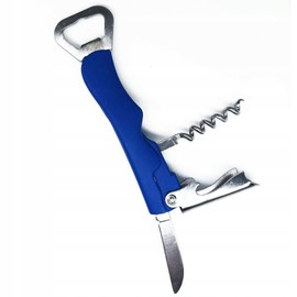 Corkscrew - Stainless Steel Bottle Opener Set + Pourer Cap - Kitchen Accessories Restaurants (Corkscrew Ass + Cap)