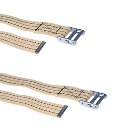 US Cargo Control Piano Moving Straps - Made from Cotton Webbing with A Slide Roller Buckle On Each Strap - 2 Inch Wide by 15 Feet Long - 2 Pack