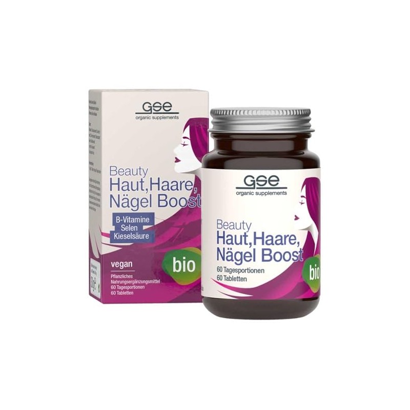 GSE Boost Skin Hair Nails Pack of 60, 30 g