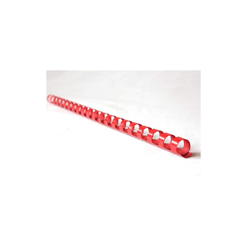 Bind2Go Red Plastic Binding Combs 21 Rings A4 Box of