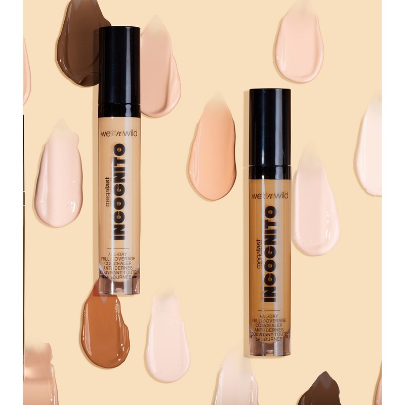 wet n wild, Megalast Incognito Full Coverage Concealer, Seamless, Highly