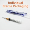 100Pack-2.5ml Luer lock Syringes with 25Ga1inch(25mm) Needles, Individually Packaging Disposable