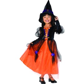 Pretty Witch Kids Costume, Girls, 31.5 - 39.4 inches (80 - 100 cm)