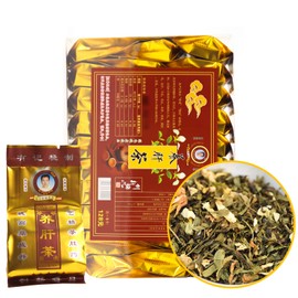 FullChea FullChea - Liver Detox Tea - 30 Teabags Herbalism Traditional Chinese Liver Cleanse Tea - Including Chrysanthemum, Jasmine, Mulberry Leaf, Momordica Grosvenor, Yine Abrus