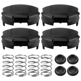 CHAR YONG X472000070 Head Trimmer Weed Speed Feed Cap 400 and Spring Kit Fits Echo Weedeater String Spool Cover 4" Heads SRM-225, SRM-230, PAS-225(4Pack)