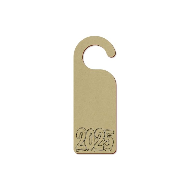 'Year 2025' 200mm x 72mm Door Hanger/Sign (DH00045462)