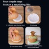 YONGYUN Bedroom Humidifier Colorful Night Light Flower Wood Grain Humidifier