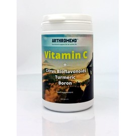 Arthromend | Food Supplement for Joint Support | Vitamin C, Citrus Bioflavonoids, Turmeric, Boron | 250 Capsules | 3-8 Month Supply