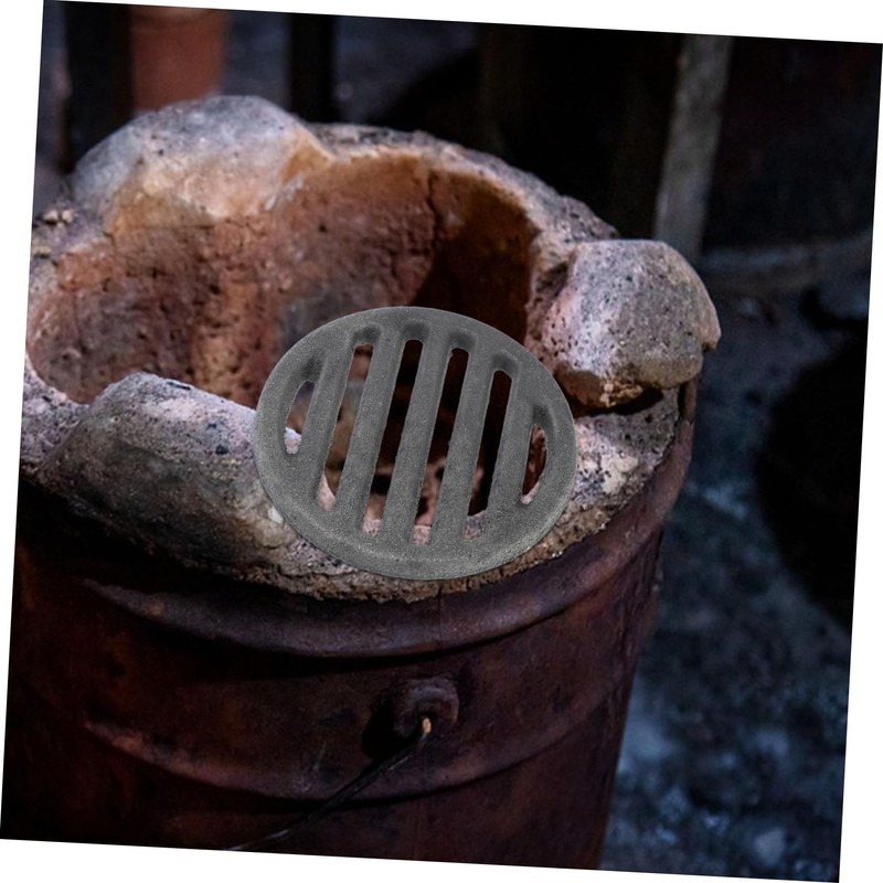 LABRIMP Fire Pit Bottom Grate Round Fireplace Grate for Indoor