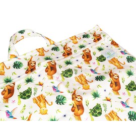 Blümchen XL hanging nappy bag with zip (sloth)