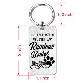 HYHYDHP Pet Memorial Gifts Keychain - Pet Bereavement Gifts - Sympathy Gifts for Loss of Pet, Dog Cat Memorial Gifts