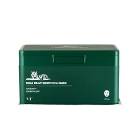 VTCOSMETICS Deer Daily Soothing Mask, Face Mask, 30 Sheets (1) Moisturizing, Sensitive Skin, Dry Skin, Skin Care, Rough Skin Care, Pore Care