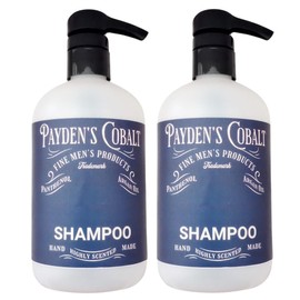Black Canyon Home and Body Payden's Cobalt Bergamot & Cedarleaf For Men Scented Argan Oil Hair Shampoo, 16 Oz (2 Pack)