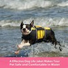 Queenmore Dog Life Jacket Lifesaver Preserver High Buoyancy with Emergency