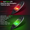Lumanious Boat Navigation Lights, 12V Stainless Steel Marine Navigation Lights,