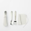 無印良品 MUJI Silicone Cutlery Cover, Gray 44341261