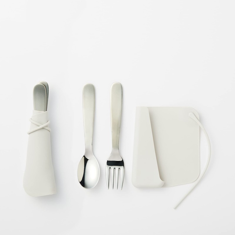 無印良品 MUJI Silicone Cutlery Cover, Gray 44341261