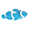 Cartoon U Disk Blue Clownfish Appearance High Speed Bulk Storage