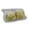Tiny Gold Candy Baking Cups - Foil Mini Size -