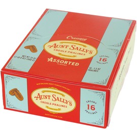 Creamy Assorted Pralines – Aunt Sally's Pralines – 16 count box